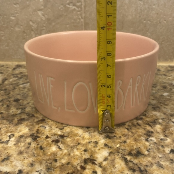 Rae Dunn Live Love Bark Dog Bowl 6in - Picture 6 of 6